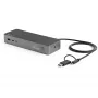 StarTech.com universāla klēpjdatoru dokstacija, hibrīda USB-C un USB-A dokstacija, divi 4K DP un HDMI, 100W PD, Mac/Windows/Chrome OS, 4x USB 5Gbps centrmezgls, GbE