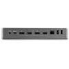 StarTech.com universāla klēpjdatoru dokstacija, hibrīda USB-C un USB-A dokstacija, divi 4K DP un HDMI, 100W PD, Mac/Windows/Chrome OS, 4x USB 5Gbps centrmezgls, GbE