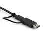 StarTech.com universāla klēpjdatoru dokstacija, hibrīda USB-C un USB-A dokstacija, divi 4K DP un HDMI, 100W PD, Mac/Windows/Chrome OS, 4x USB 5Gbps centrmezgls, GbE