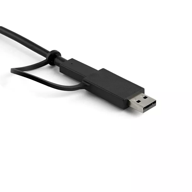 StarTech.com universāla klēpjdatoru dokstacija, hibrīda USB-C un USB-A dokstacija, divi 4K DP un HDMI, 100W PD, Mac/Windows/Chrome OS, 4x USB 5Gbps centrmezgls, GbE