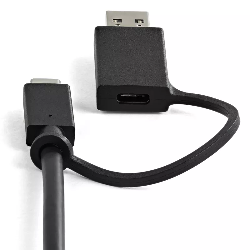 StarTech.com universāla klēpjdatoru dokstacija, hibrīda USB-C un USB-A dokstacija, divi 4K DP un HDMI, 100W PD, Mac/Windows/Chrome OS, 4x USB 5Gbps centrmezgls, GbE