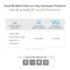 StarTech.com universāla klēpjdatoru dokstacija, hibrīda USB-C un USB-A dokstacija, divi 4K DP un HDMI, 100W PD, Mac/Windows/Chrome OS, 4x USB 5Gbps centrmezgls, GbE