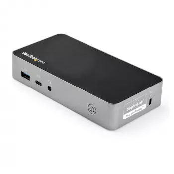 StarTech.com USB-C dokstacija - divu monitoru 1080p HDMI klēpjdatora pieslēgvieta - 65 W strāvas padeve - 1x USB-C, 3x USB-A, Ethernet - divu video displeju USB 3.1 Gen 1 Type-C dokstacija - Mac un Windows