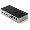 StarTech.com USB-C dokstacija - divu monitoru 1080p HDMI klēpjdatora pieslēgvieta - 65 W strāvas padeve - 1x USB-C, 3x USB-A, Ethernet - divu video displeju USB 3.1 Gen 1 Type-C dokstacija - Mac un Windows