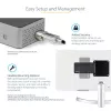 StarTech.com USB C dokstacija - 4K 60Hz četru monitoru DisplayPort un HDMI - universāla USB-C dokstacija ar 100W Power Delivery - USB centrmezgls ar 1x USB Type-C un 3x USB-A, Ethernet, Audio