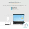 StarTech.com USB C vairāku pieslēgvietu adapteris — USB-C uz HDMI 2.0b 4K 60Hz (HDR10), 100 W strāvas padeves caurlaide, 4 portu USB 3.0 centrmezgls — USB Type-C mini dokstacija — 12 collu (30 cm) garš pievienots kabelis