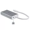 StarTech.com USB-C daudzportu adapteris — USB-C ceļojumu dokstacija ar 4K HDMI, 60 W strāvas padeves caurlaidi, GbE, 2 pieslēgvietu USB-A 3.0 centrmezglu — pārnēsājama mini USB Type-C dokstacija klēpjdatoram — balta