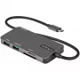 StarTech.com USB C daudzportu adapteris - USB-C uz 4K HDMI, 100W jaudas piegādes caurlaide, SD/MicroSD slots, 3 portu USB 3.0 centrmezgls - USB Type-C mini dokstacija - 12 inch (30cm) garš pievienots kabelis