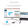 StarTech.com USB C daudzportu adapteris - USB-C uz 4K HDMI, 100W jaudas piegādes caurlaide, SD/MicroSD slots, 3 portu USB 3.0 centrmezgls - USB Type-C mini dokstacija - 12 inch (30cm) garš pievienots kabelis