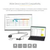 StarTech.com USB C daudzportu adapteris - USB-C uz 4K HDMI, 100W jaudas piegādes caurlaide, SD/MicroSD slots, 3 portu USB 3.0 centrmezgls - USB Type-C mini dokstacija - 12 inch (30cm) garš pievienots kabelis