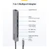 StarTech.com USB-C daudzportu adaptera centrmezgls, USB-C uz 4K 60Hz HDMI, Gigabit Ethernet un 100W klēpjdatora uzlāde Macbook Pro / Air un Windows