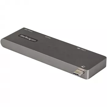 StarTech.com USB C Multiport Adapter MacBook Pro/Air - USB Type-C uz 4K HDMI, 100W Power Delivery caurlaide, SD/microSD slots, 2 portu USB 3.0 centrmezgls - Pārnēsājama USB-C mini dokstacija