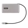 StarTech.com USB-C daudzportu adapteris - 4K 60Hz HDMI/DP - 3 portu USB centrmezgls - 100 W Power Delivery caurlaide - GbE - Ceļojumu mini dokstacija ar uzlādi - 1 pēdu/30 cm aptinamais kabelis