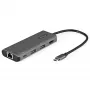 StarTech.com USB C daudzportu adapteris - 10Gbps USB Type-C mini dokstacija ar 4K 30Hz HDMI - 100W strāvas padeves caurlaide - 3 portu USB centrmezgls, GbE - USB 3.1/3.2 Gen 2 klēpjdatora dokstacija - 10 collu kabelis