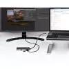 StarTech.com USB C daudzportu adapteris - 10Gbps USB Type-C mini dokstacija ar 4K 30Hz HDMI - 100W strāvas padeves caurlaide - 3 portu USB centrmezgls, GbE - USB 3.1/3.2 Gen 2 klēpjdatora dokstacija - 10 collu kabelis