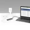 StarTech.com USB C daudzportu adapteris - 10Gbps USB Type-C mini dokstacija ar 4K 30Hz HDMI - 100W strāvas padeves caurlaide - 3 portu USB centrmezgls, GbE - USB 3.1/3.2 Gen 2 klēpjdatora dokstacija - 10 collu kabelis