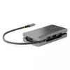 StarTech.com USB-C multiportu adapteris - HDMI/VGA - 4K 60Hz - 3 portu USB centrmezgls - 100W jaudas piegādes caurlaide - GbE - ceļojumu mini dokstacija ar uzlādi - 1ft/30cm aptinams kabelis