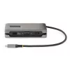 StarTech.com USB-C multiportu adapteris - HDMI/VGA - 4K 60Hz - 3 portu USB centrmezgls - 100W jaudas piegādes caurlaide - GbE - ceļojumu mini dokstacija ar uzlādi - 1ft/30cm aptinams kabelis