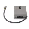StarTech.com USB-C multiportu adapteris - HDMI/VGA - 4K 60Hz - 3 portu USB centrmezgls - 100W jaudas piegādes caurlaide - GbE - ceļojumu mini dokstacija ar uzlādi - 1ft/30cm aptinams kabelis