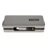 StarTech.com USB-C multiportu adapteris - HDMI/VGA - 4K 60Hz - 3 portu USB centrmezgls - 100W jaudas piegādes caurlaide - GbE - ceļojumu mini dokstacija ar uzlādi - 1ft/30cm aptinams kabelis
