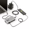 StarTech.com USB-C multiportu adapteris - HDMI/VGA - 4K 60Hz - 3 portu USB centrmezgls - 100W jaudas piegādes caurlaide - GbE - ceļojumu mini dokstacija ar uzlādi - 1ft/30cm aptinams kabelis