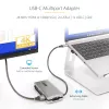 StarTech.com USB-C multiportu adapteris - HDMI/VGA - 4K 60Hz - 3 portu USB centrmezgls - 100W jaudas piegādes caurlaide - GbE - ceļojumu mini dokstacija ar uzlādi - 1ft/30cm aptinams kabelis