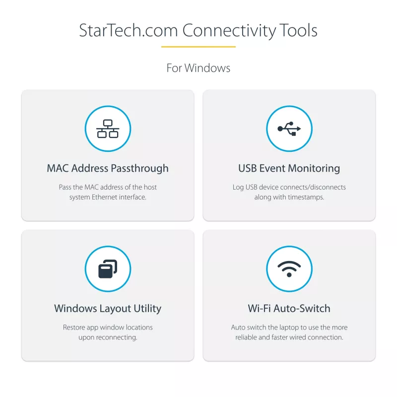 StarTech.com USB-C multiportu adapteris - HDMI/VGA - 4K 60Hz - 3 portu USB centrmezgls - 100W jaudas piegādes caurlaide - GbE - ceļojumu mini dokstacija ar uzlādi - 1ft/30cm aptinams kabelis