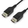 StarTech.com 2 m VESA sertificēts DisplayPort 1.4 kabelis - 8K 60 Hz HBR3 HDR - 6 pēdas Super UHD DisplayPort–DisplayPort monitora vads - Ultra HD 4K 120 Hz DP 1.4 plāns video kabelis M/M DP savienotājs