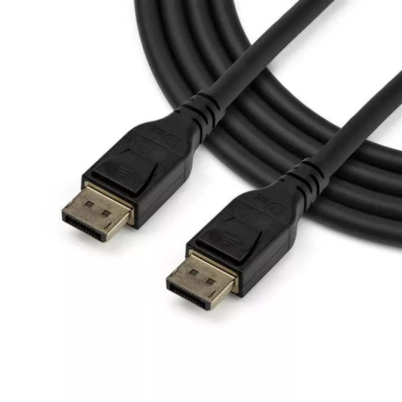 StarTech.com 10 pēdas (3 m) VESA sertificēts DisplayPort 1.4 vads, 8K 60 Hz HBR3 HDR, UHD DisplayPort uz DisplayPort monitora vads, Ultra HD 4K 120 Hz DP 1.4 video vads M/M DP savienotājs