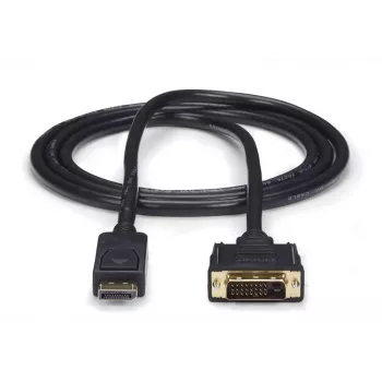 StarTech.com 6 pēdu (1,8 m) DisplayPort–DVI kabelis, DisplayPort–DVI adaptera kabelis, pasīvs DP–DVI-D video pārveidotājs, 1080p – aizstāj DP2DVIMM6