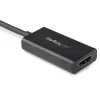 StarTech.com DisplayPort uz HDMI adapteris - 4K 60Hz HDR10 aktīvs DisplayPort 1.4 uz HDMI 2.0b video pārveidotājs - 4K DP uz HDMI adaptera sargspraudnis monitoram/displejam/TV - fiksējošs DP savienotājs