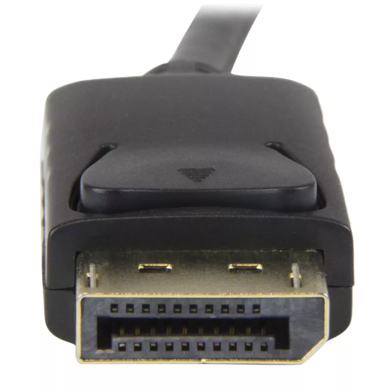 StarTech.com 2 m DisplayPort–HDMI kabelis – 4K 30 Hz – DisplayPort–HDMI adaptera kabelis – DP 1.2 uz HDMI monitora kabeļa pārveidotājs – bloķējams DP savienotājs – pasīvais DP–HDMI vads
