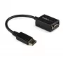 StarTech.com DisplayPort uz VGA adapteris - aktīvs DP uz VGA pārveidotājs - 1080p Video - DisplayPort sertificēts - DP/DP++ avots uz VGA monitora kabeļa adaptera sargspraudnis - fiksējošs DP savienotājs