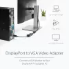 StarTech.com DisplayPort uz VGA adapteris - aktīvs DP uz VGA pārveidotājs - 1080p Video - DisplayPort sertificēts - DP/DP++ avots uz VGA monitora kabeļa adaptera sargspraudnis - fiksējošs DP savienotājs