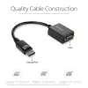 StarTech.com DisplayPort uz VGA adapteris - aktīvs DP uz VGA pārveidotājs - 1080p Video - DisplayPort sertificēts - DP/DP++ avots uz VGA monitora kabeļa adaptera sargspraudnis - fiksējošs DP savienotājs