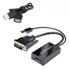 StarTech.com DVI uz DisplayPort adapteris - USB barošana - 1920 x 1200 - DVI uz DisplayPort pārveidotājs - Video adapteris - DVI-D uz DP