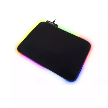 Spēļu peļu paliktnis ESPERANZA EGP105 — 350×250 mm, melns, USB barošana, neslīdoša pamatne