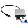 StarTech.com USB 3.0 zibatmiņas vairāku karšu lasītājs/rakstītājs ar USB-C – SD, microSD, CompactFlash