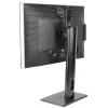 StarTech.com brīvi stāvošs viena monitora stiprinājums – augstumā regulējams monitora statīvs – VESA montāžas displejiem līdz 32 collām (15 mārciņas/7 kg) – ergonomisks monitora statīvs galdam – noliekšana/pagriešana/rotēšana