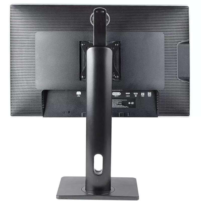 StarTech.com brīvi stāvošs viena monitora stiprinājums – augstumā regulējams monitora statīvs – VESA montāžas displejiem līdz 32 collām (15 mārciņas/7 kg) – ergonomisks monitora statīvs galdam – noliekšana/pagriešana/rotēšana