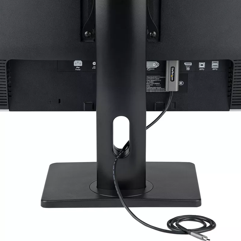StarTech.com brīvi stāvošs viena monitora stiprinājums – augstumā regulējams monitora statīvs – VESA montāžas displejiem līdz 32 collām (15 mārciņas/7 kg) – ergonomisks monitora statīvs galdam – noliekšana/pagriešana/rotēšana