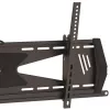 StarTech.com Zema profila TV sienas stiprinājums - Noliecams, 190,5 cm (75 collas), 300 x 200 mm, 800 x 400 mm, -5 - 10°, Tērauds, Melns