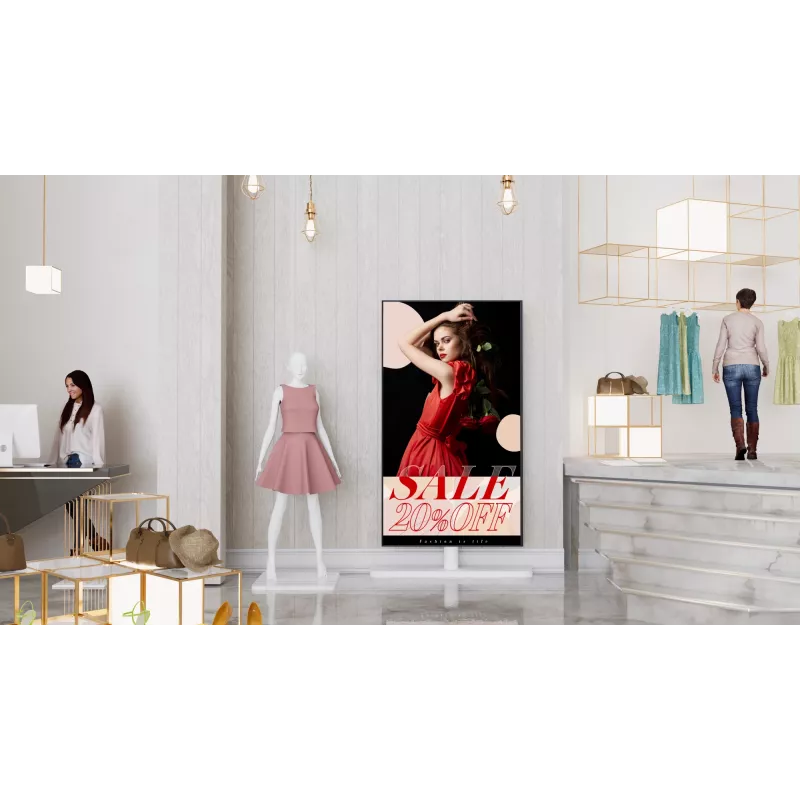 Sony FW-55BZ40L Signage Display Digital signage flat panel 139.7 cm (55 collas) LCD Wi-Fi 700 cd/m² 4K Ultra HD Melns Android 24/7