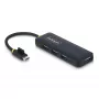 StarTech.com 4 portu USB-C centrmezgls, 5 Gbps, USB-C uz 4x USB-A, ar kopnes barošanu, mazs ceļojumu mini centrmezgls, vairāku portu USB 3.0 sadalītājs, pārnēsājams centrmezgls, pārstrāvas aizsardzība