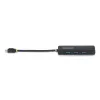 StarTech.com 4 portu USB-C centrmezgls, 5 Gbps, USB-C uz 4x USB-A, ar kopnes barošanu, mazs ceļojumu mini centrmezgls, vairāku portu USB 3.0 sadalītājs, pārnēsājams centrmezgls, pārstrāvas aizsardzība