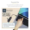 StarTech.com 4 portu USB-C centrmezgls, 5 Gbps, USB-C uz 4x USB-A, ar kopnes barošanu, mazs ceļojumu mini centrmezgls, vairāku portu USB 3.0 sadalītājs, pārnēsājams centrmezgls, pārstrāvas aizsardzība