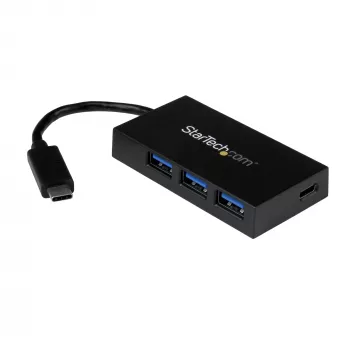 StarTech.com 4 portu USB-C centrmezgls – USB-C uz 1x USB-C un 3x USB-A – USB 3.0 centrmezgls