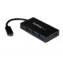 StarTech.com 4 portu USB-C centrmezgls – USB-C uz 1x USB-C un 3x USB-A – USB 3.0 centrmezgls