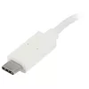 StarTech.com 4 Portu USB C centrmezgls ar 1x USB-C un 3x USB-A pieslēgvietām (SuperSpeed 5 Gbps) – USB kopnes barošana – Pārnēsājams/klēpjdatora USB 3.0 adaptera centrmezgls – USB 3.1 Gen 1/USB 3.2 Gen 1 Type-C centrmezgls – Balts