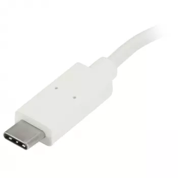 StarTech.com 4 Portu USB C centrmezgls ar 1x USB-C un 3x USB-A pieslēgvietām (SuperSpeed 5 Gbps) – USB kopnes barošana – Pārnēsājams/klēpjdatora USB 3.0 adaptera centrmezgls – USB 3.1 Gen 1/USB 3.2 Gen 1 Type-C centrmezgls – Balts